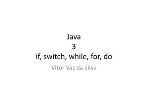 Java - 03 - if, while