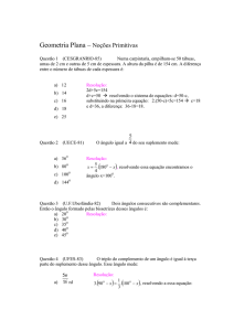 Noções Primitivas