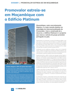 Promovalor estreia-se em Moçambique com o Edifício Platinum