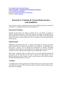 Exercício 3: Controle de Concorrência em Java com Semáforos
