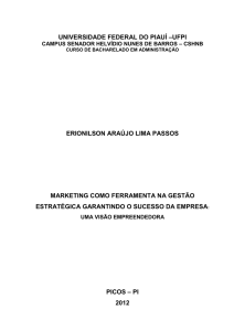 Marketing como ferramenta na gestão estratégica garantindo o