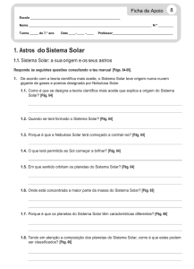 1. Astros do Sistema Solar