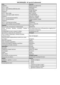 RECUPERAÇÃO - 6º ano do Fundamental