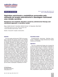 Distúrbios nutricionais e metabólicos provocados pela utilização da