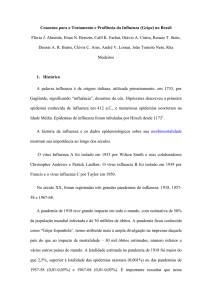 Consenso para o Tratamento e Profilaxia da Influenza