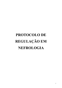 Protocolo de Regulação em Nefrologia