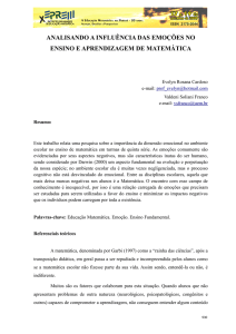 analisando a influência das emoções no ensino e