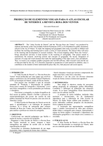produção de elementos visuais para o atlas escolar de niterói