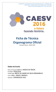 Unidos de Orion - Organograma Oficial - CAESV 2016