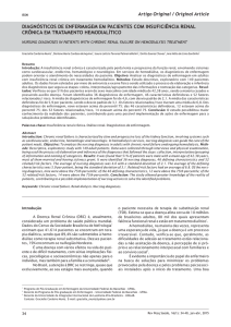 diagnósticos de enfermagem em pacientes com