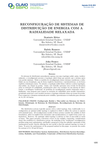 Reconfiguração de Sistemas de Distribuição de Energia