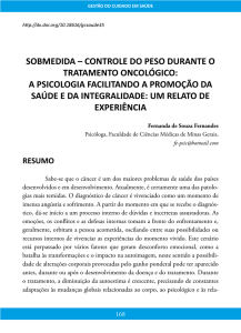 sobmedida – controle do peso durante o tratamento oncológico