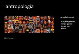 antropologia - Carlos João Correia
