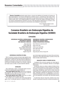 Hemorragia Digestiva - Federação Brasileira de Gastroenterologia