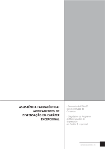 medicamentos de dispensação em caráter excepcional