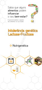 Intolerância Genética à Frutose/Lactose