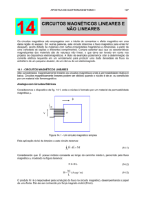 CIRCUITOS MAGNÉTICOS LINEARES E NÃO LINEARES