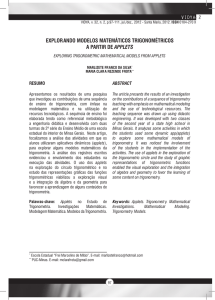 EXPLORANDO MODELOS MATEMÁTICOS TRIGONOMÉTRICOS A