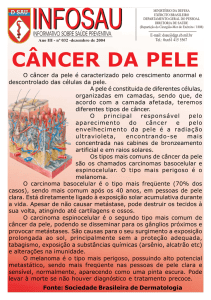 Câncer de Pele - Exército Brasileiro
