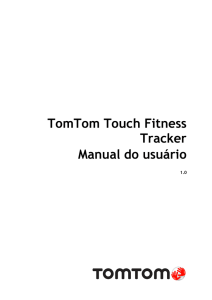 TomTom Touch Fitness Tracker Manual do usuário