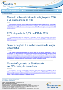 Mercado sobe estimativa de inflação para 2016 e vê