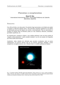 Planetas e exoplanetas