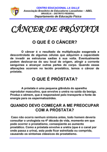 câncer de próstata