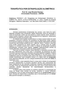 terapêutica por extrapolação alométrica