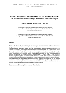 AVENIDA PRESIDENTE VARGAS: ONDE BELÉM FOI MAIS