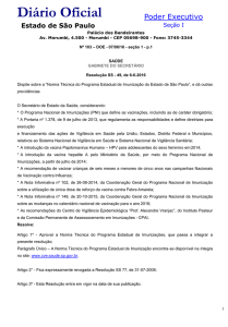 Resolução nº 49, de 06/06/2016 - Secretaria Municipal de Saúde