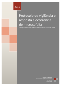 Protocolo de vigilância e resposta à ocorrência de microcefalia