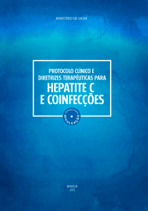 Protocolo clínico e diretrizes terapêuticas para hepatite C