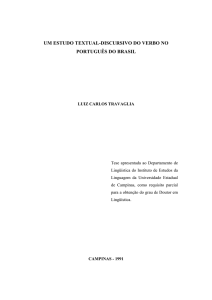 UM ESTUDO TEXTUAL-DISCURSIVO DO VERBO NO - ileel