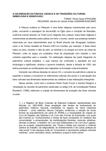 A celebração da Páscoa judaica e as tradições culturais