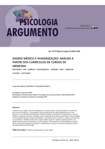 ensino médico e humanização: análise a partir dos