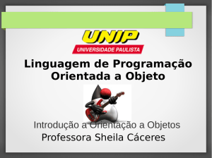 Linguagem de Programação Orientada a Objeto