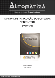 manual de instalação do software netcontrol