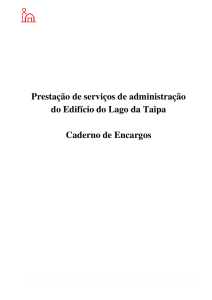 Prestação de serviços de administração do Edifício do Lago da