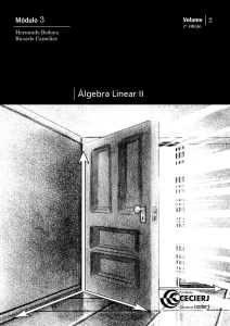 Álgebra Linear II - Teca CECIERJ