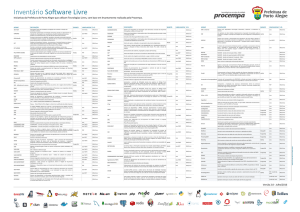 Inventário Software Livre