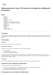 Balanceamento de carga CSS usando um exemplo da