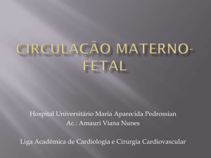circulação materno-fetal - Liga Acadêmica de Cardiologia e Cirurgia