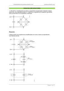 circuito com o capacitor