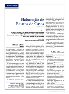 Elaboração de Relatos de Casos - Revista Portuguesa de Medicina