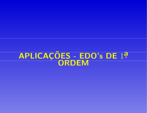 aplicacoes – EDO 1a ordem cópia