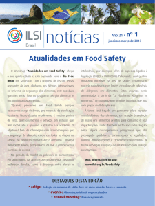 Atualidades em Food Safety