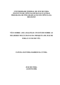 Véus sobre a Rua Halfeld - Repositório Institucional