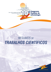 e-poster (pôster eletrônico) - Sociedade Paulista de Infectologia