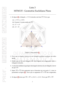 Lista 3 MTM135 - Geometria Euclidiana Plana