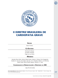 II Diretriz Brasileira de Cardiopatia Grave - Publicações